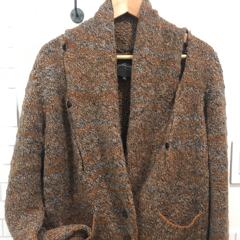 Rachel Comey Marled Shawl Cardigan L